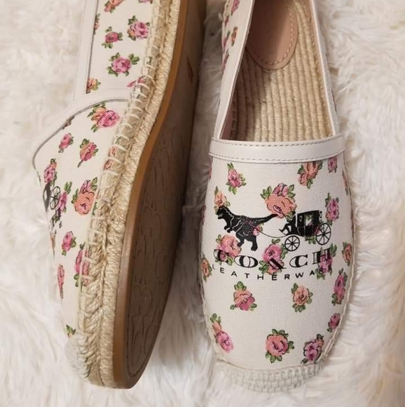 SOLD❤BRAND NEW IN A BOX COACH ORIGINAL ESPADRILLE - Picture 1 of 5